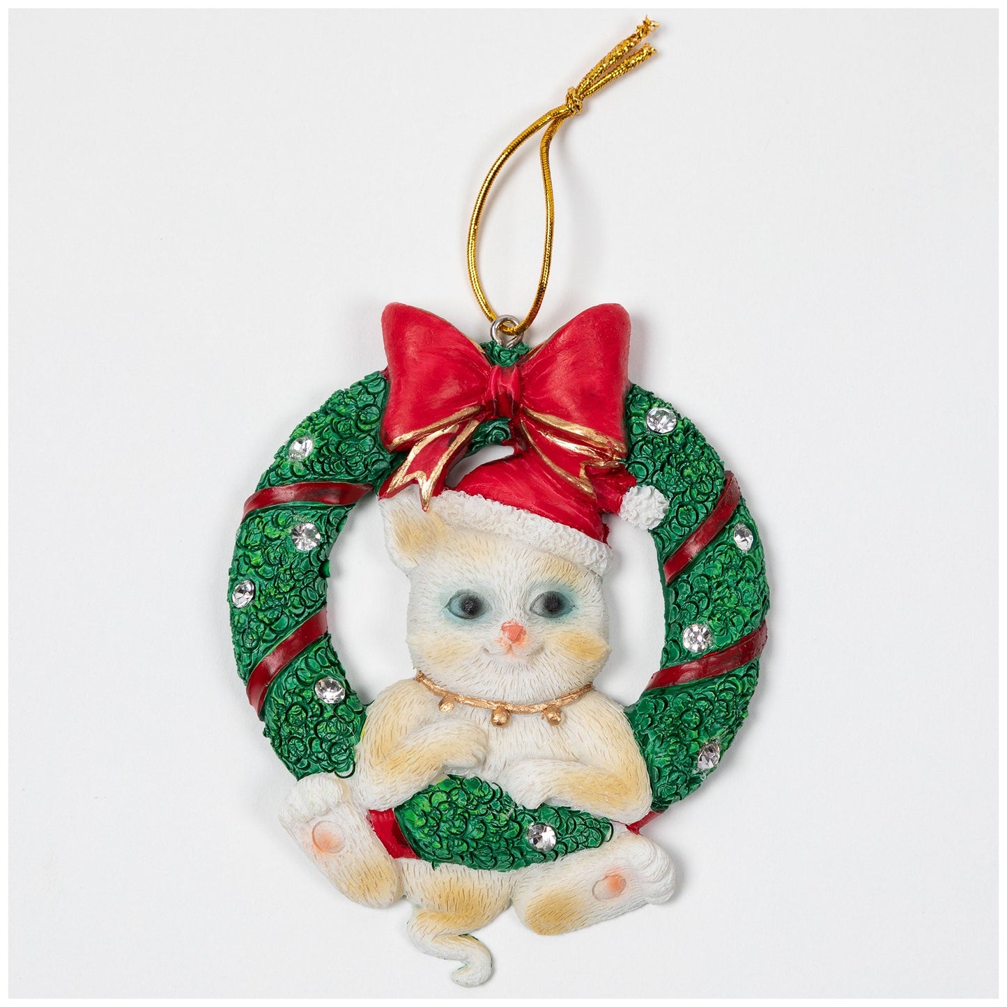 Merry Christmas Wreath Ornament