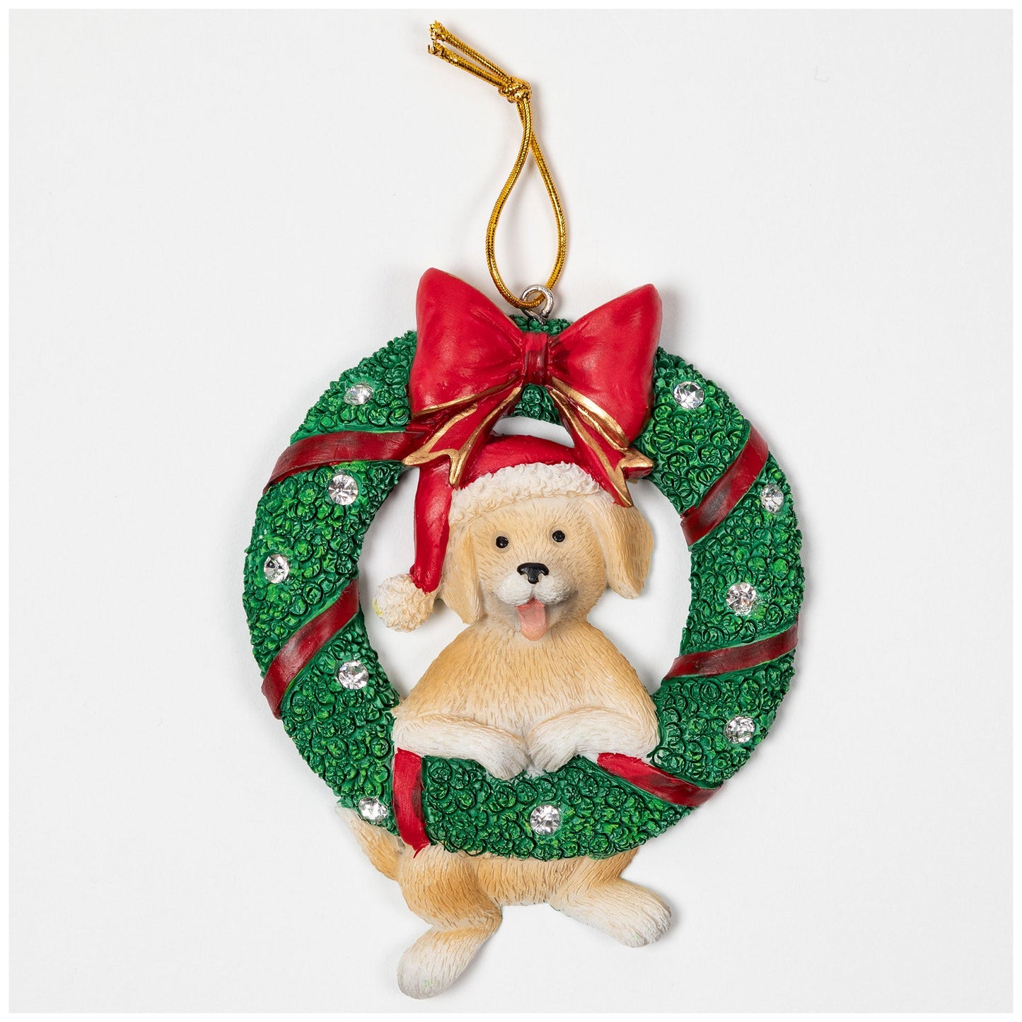 Merry Christmas Wreath Ornament