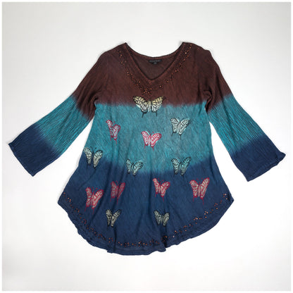 Chasing Butterflies Long Sleeve Tunic