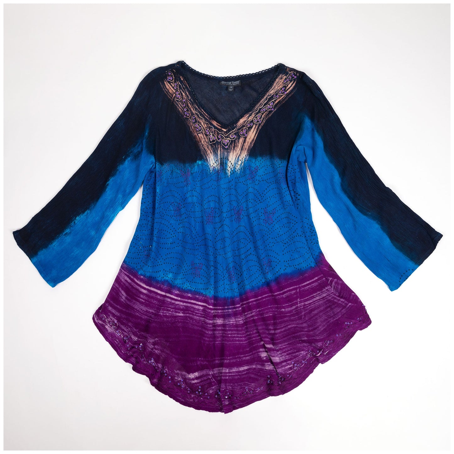 Butterfly Dance Long Sleeve Tunic