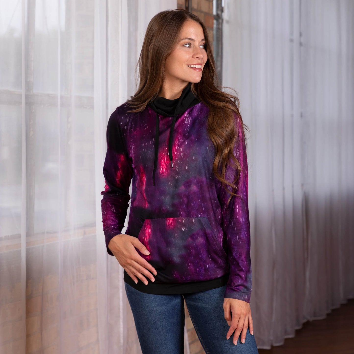 Cosmic Cowl Neck Tunic