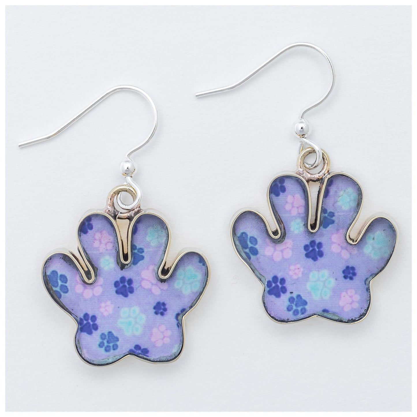 Paw Print Garden Earrings