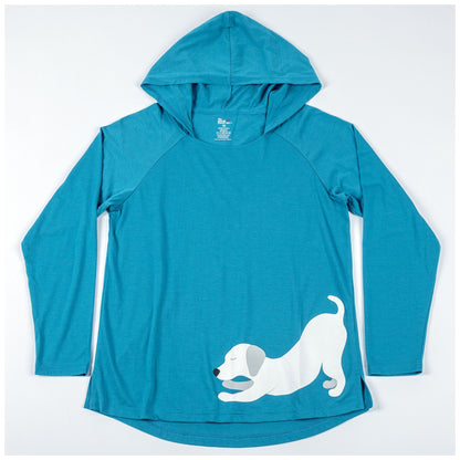 Animal Yoga Long Sleeve Hooded Tee