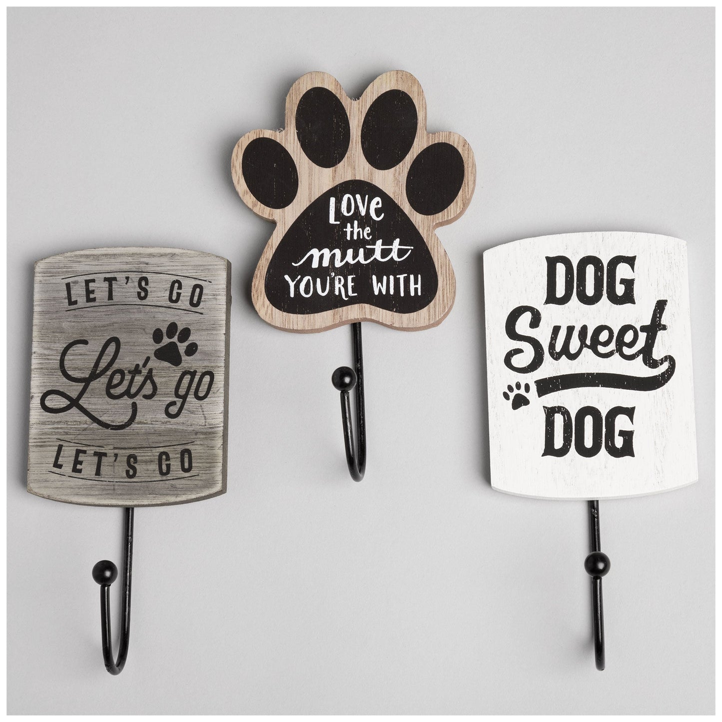 Paw Print Sign with Hook