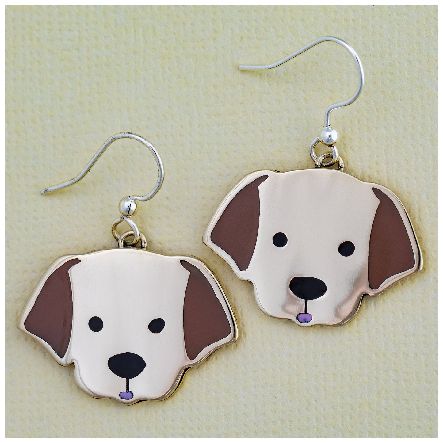 Dog Breed Enamel Earrings