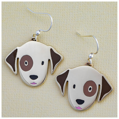 Dog Breed Enamel Earrings