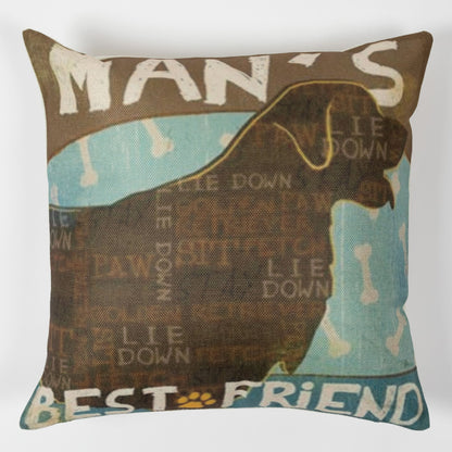 Active Dog Accent Pillow Cover