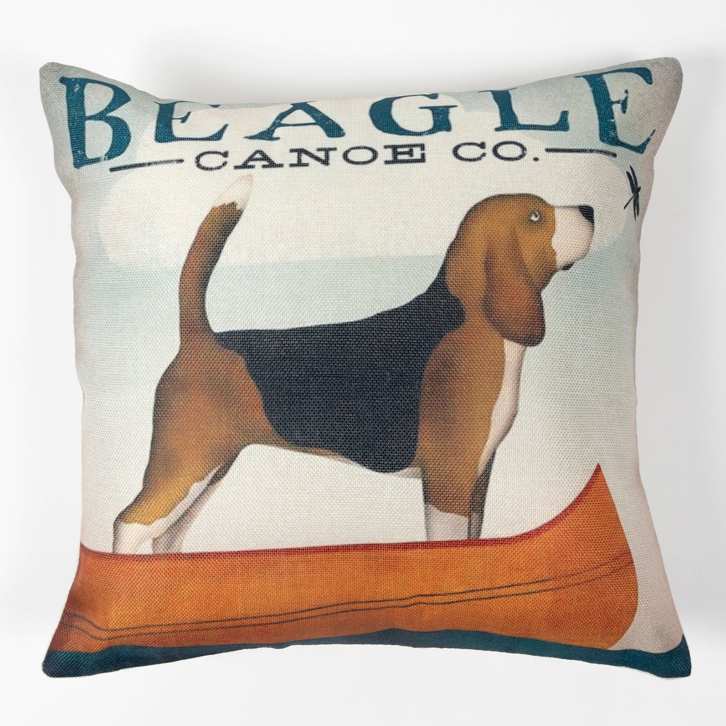 Active Dog Accent Pillow Cover