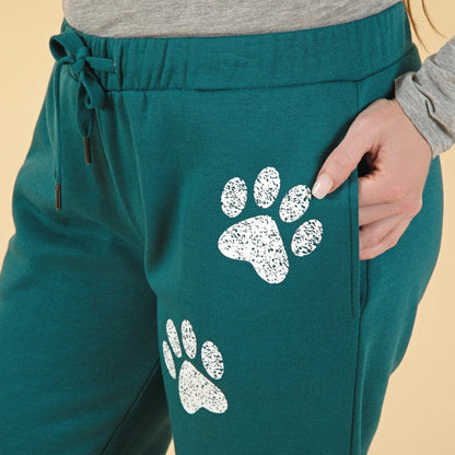 Paw Print Capri Sweatpants