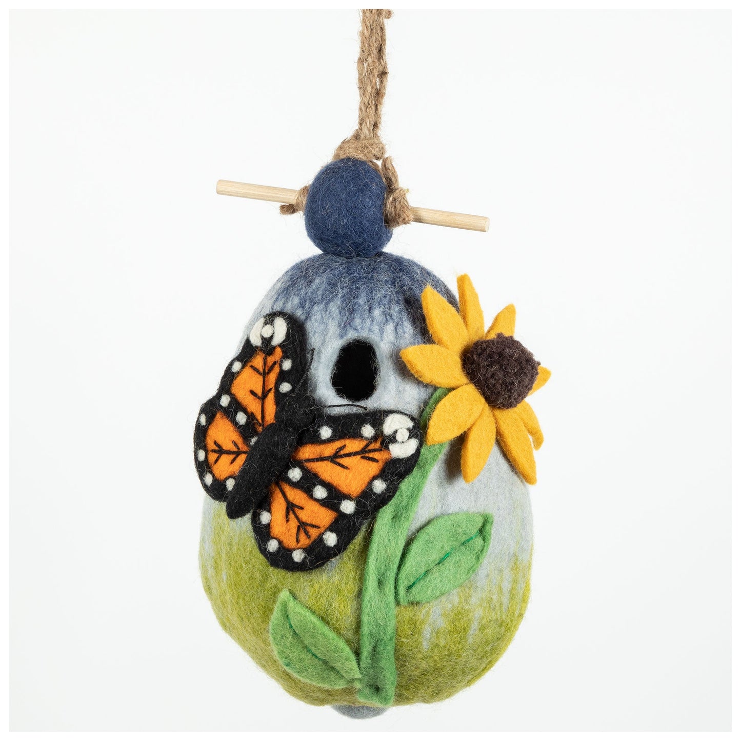 Hand-Felted Birdhouse