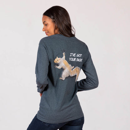 Squirrel Got Your Back Long Sleeve T-Shirt