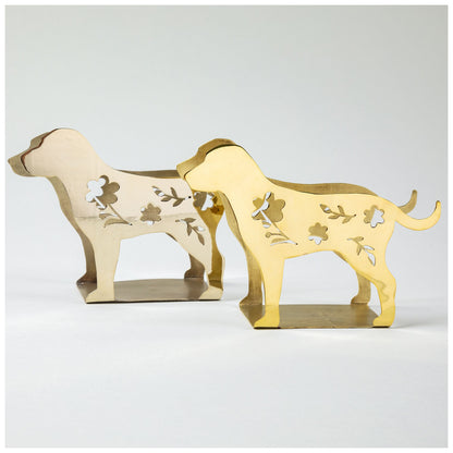 Fancy Dog Mixed Metal Napkin Holder