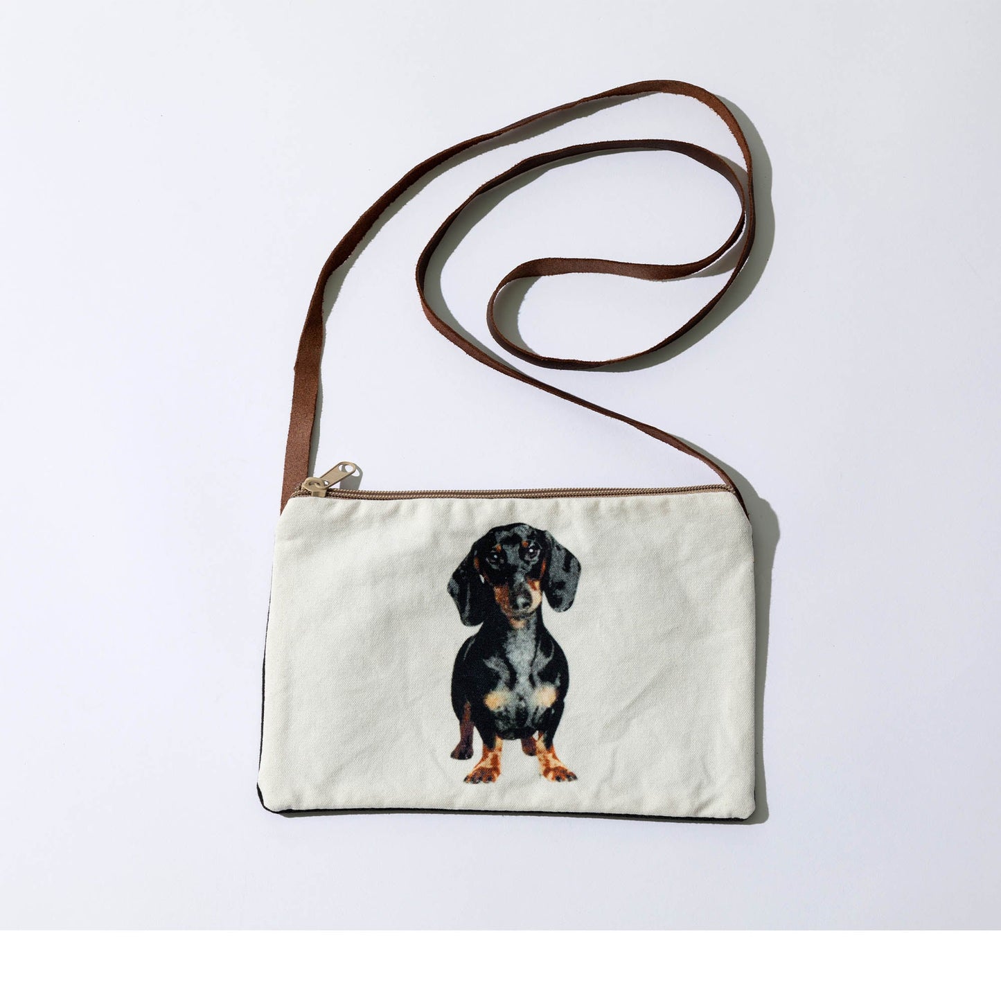 Canvas Dog Breed Sling Bag