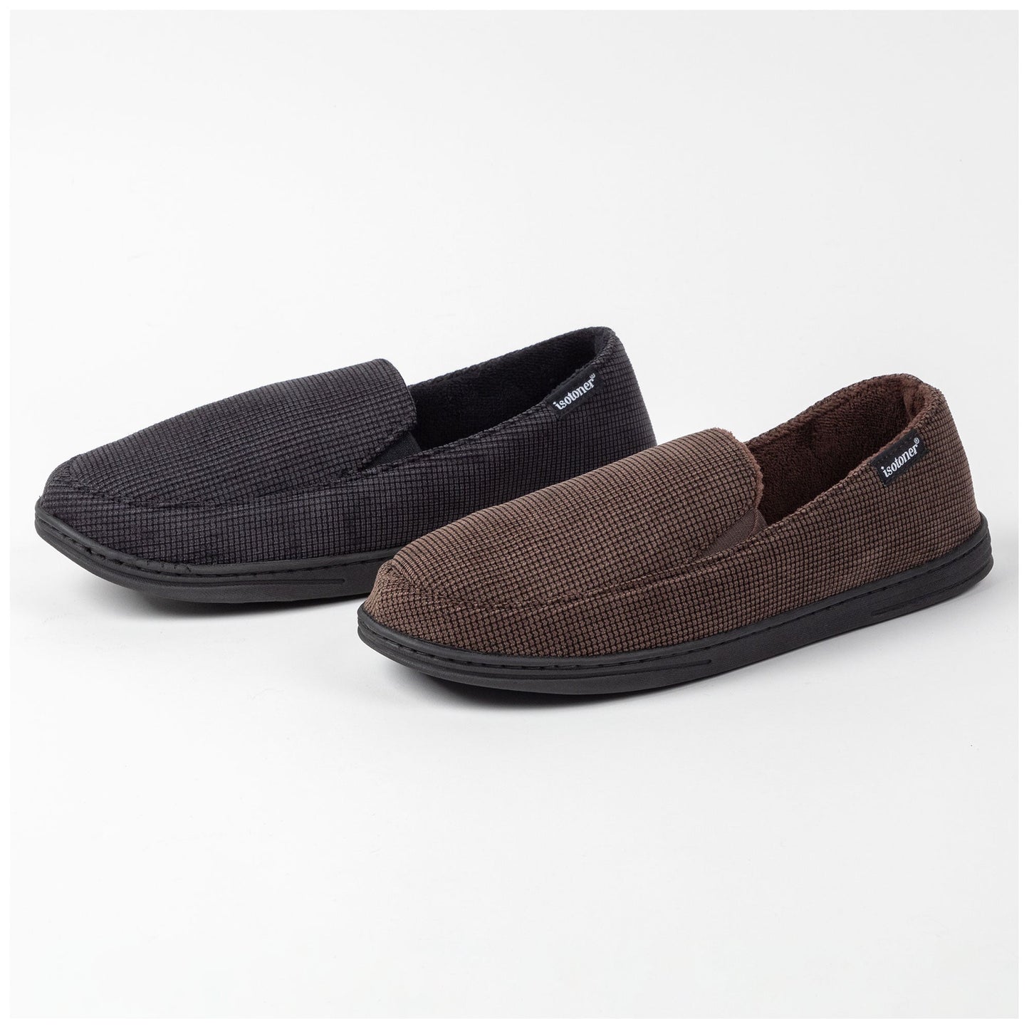 Isotoner&reg; Men's Box Cord Moccasin Slippers