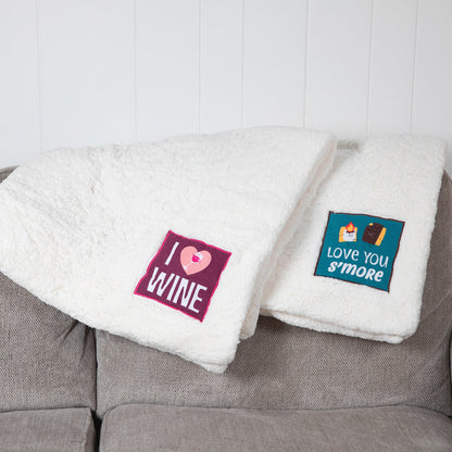 Cozy Fun Sherpa Blanket - 45" x 50"