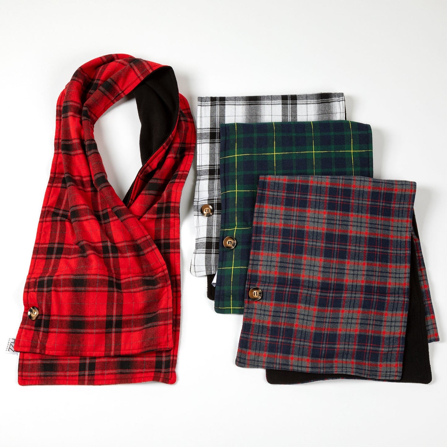 Flannel & Fleece Pocket Scarf