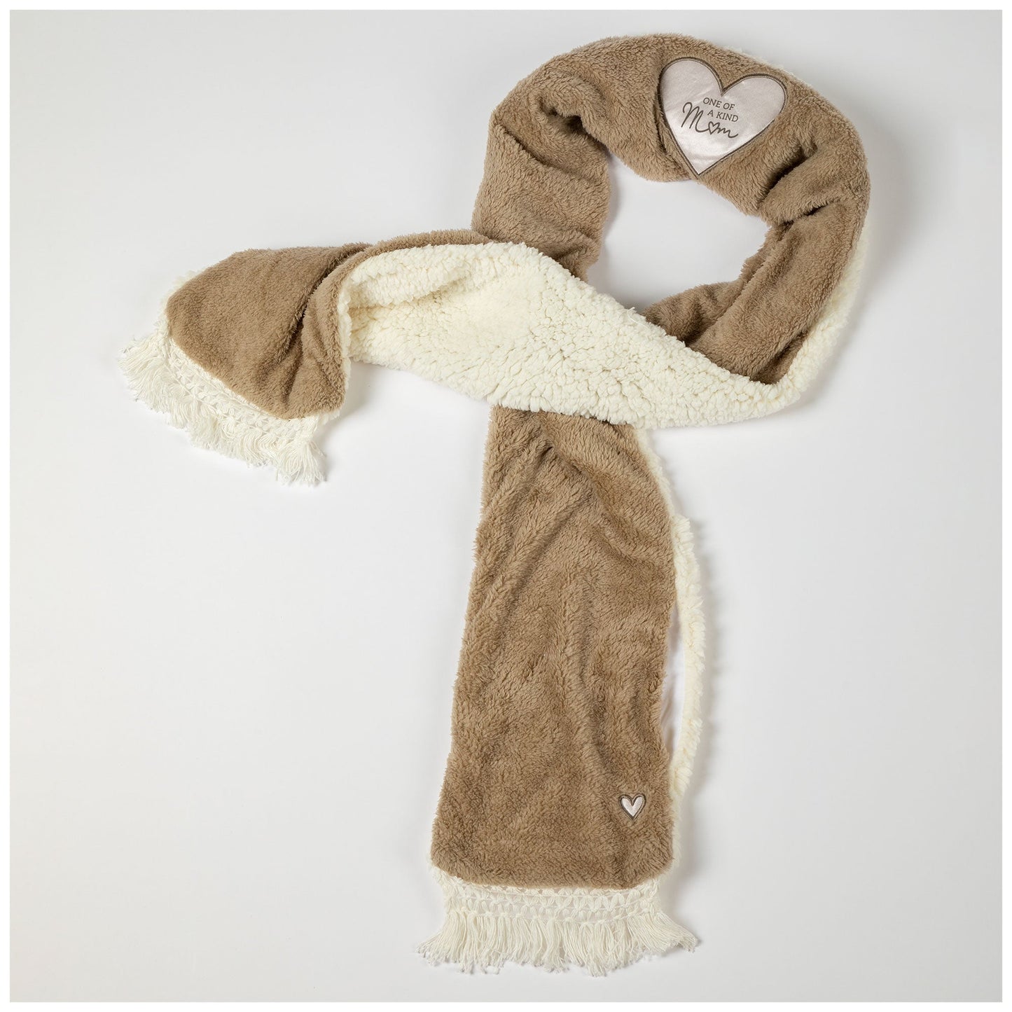 Sweet Sentiments Reversible Sherpa Pocket Scarf