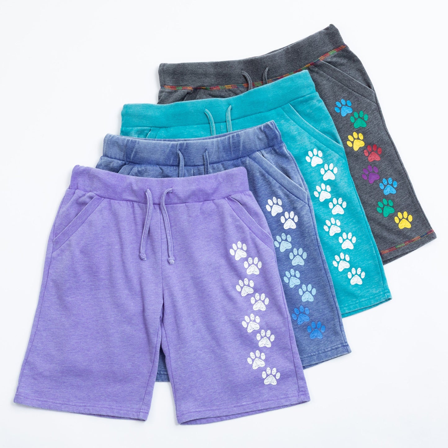 Walking Paws Burnout Board Shorts