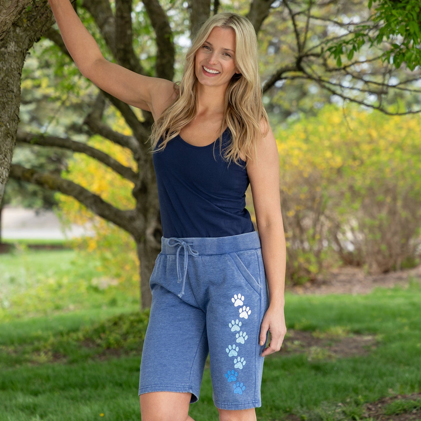 Walking Paws Burnout Board Shorts