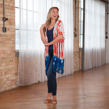 Stars & Stripes Handcrafted Lightweight Kimono