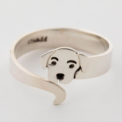 Sweet Dog Hugger Ring