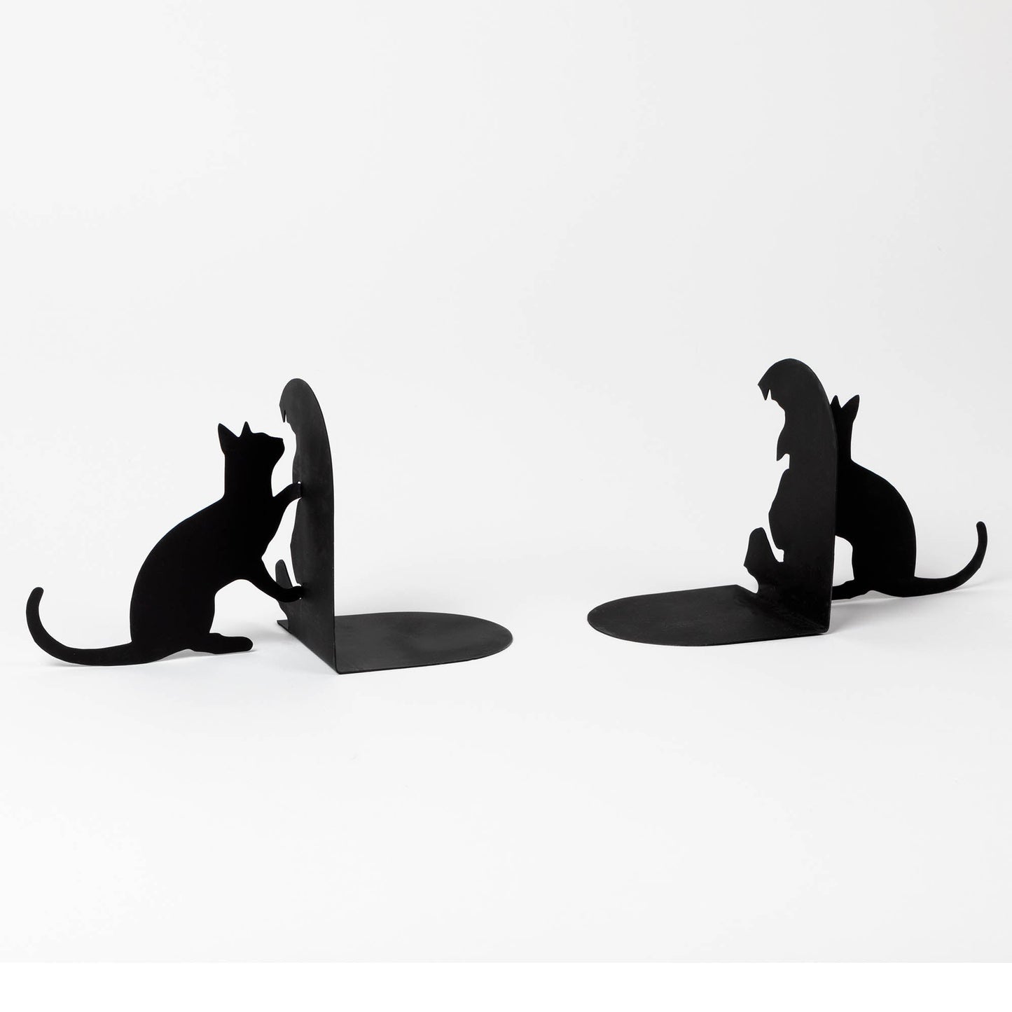 Hand Cut Pet Metal Bookends