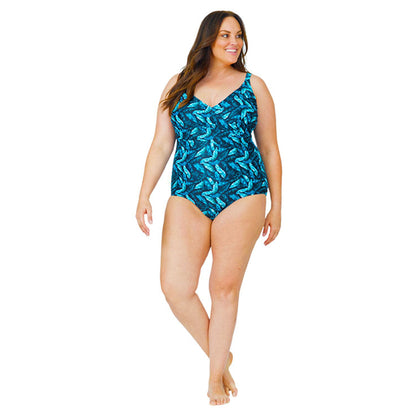 Caribbean Sand&trade; Full Coverage One Piece Swimsuit