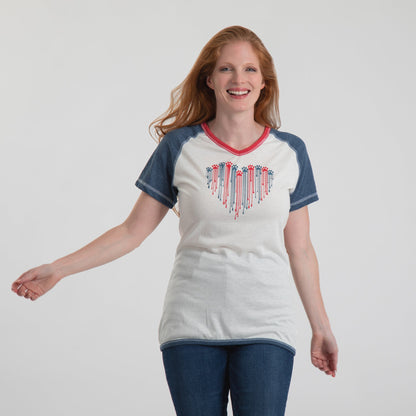 Patriotic Paw Raglan Tee