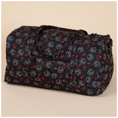 Love of Paws Quilted Duffel Bag