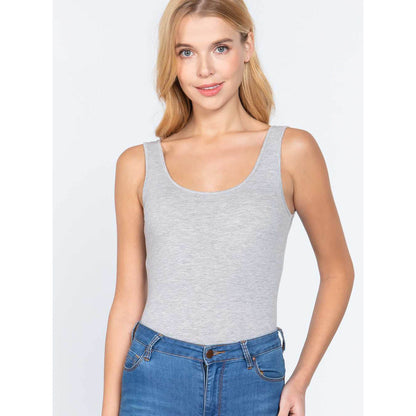 Women's Scoop Neck Tank Bodysuit