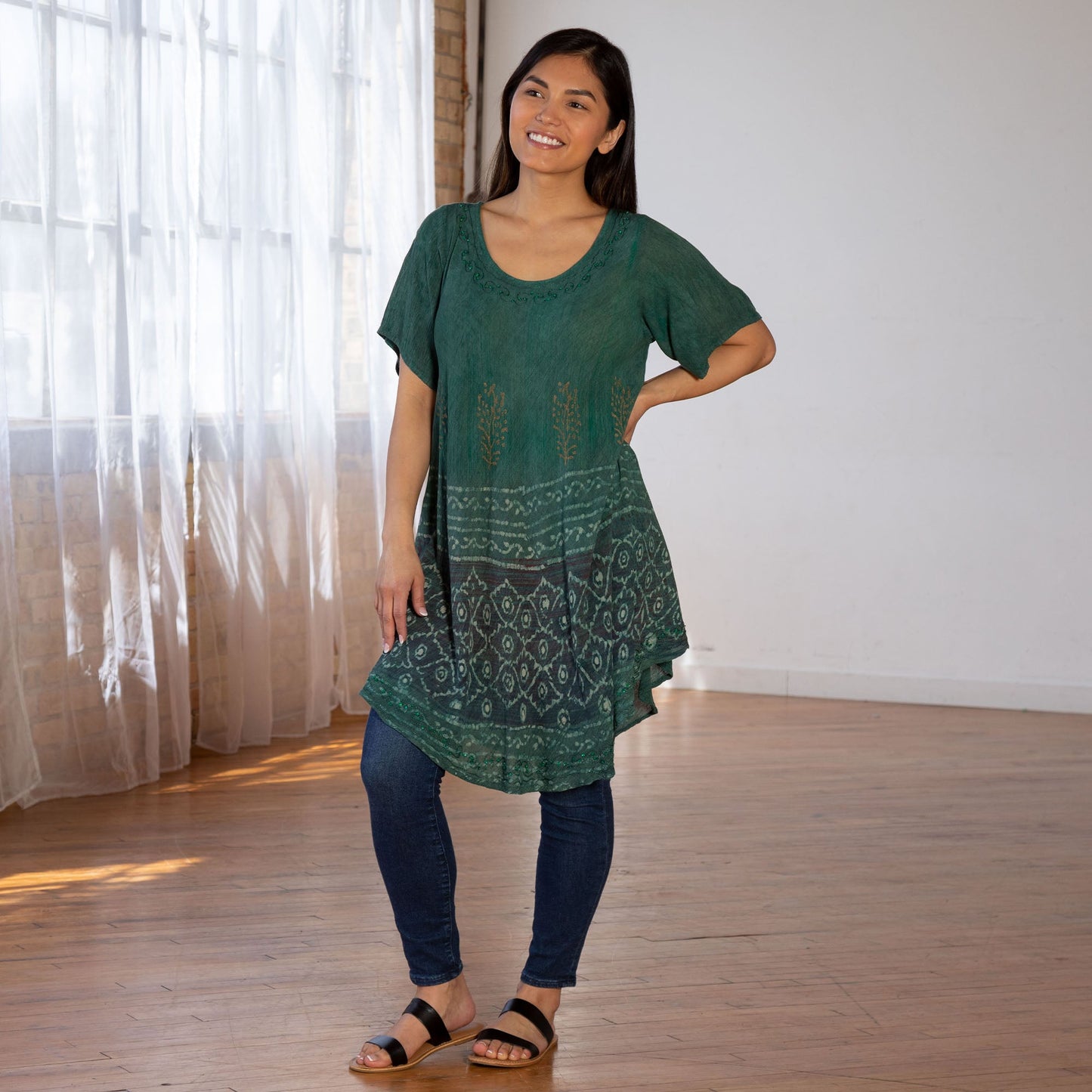 Emerald Bay Short Sleeve Tunic