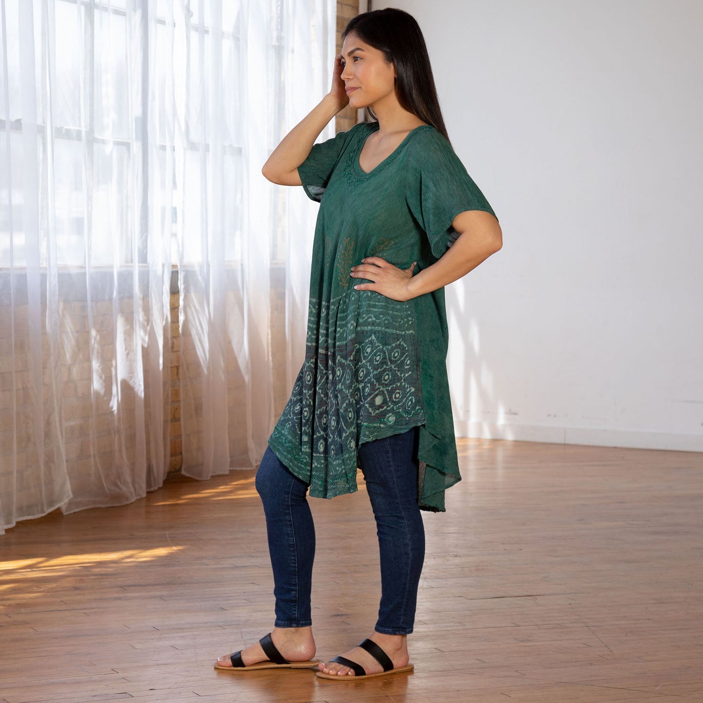 Emerald Bay Short Sleeve Tunic