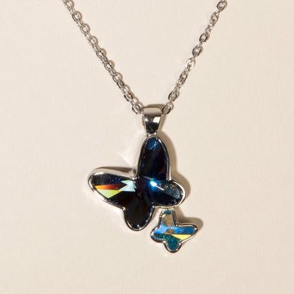 Swarovski Crystal Butterfly Necklace