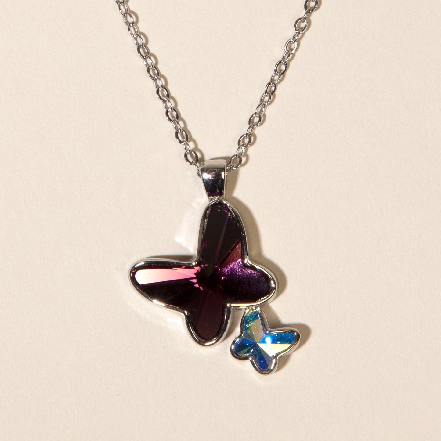 Swarovski Crystal Butterfly Necklace