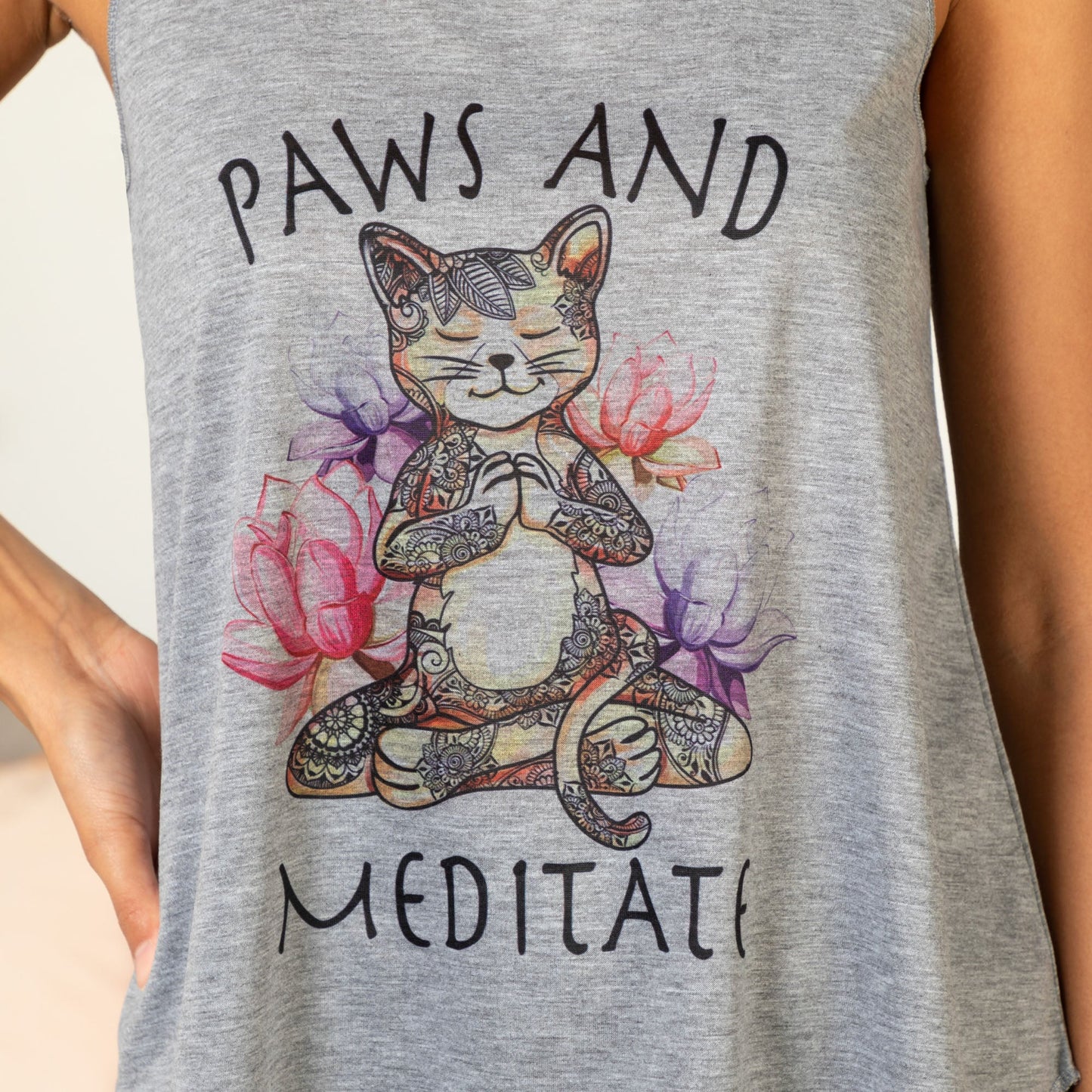 Paws To Meditate Tank Top