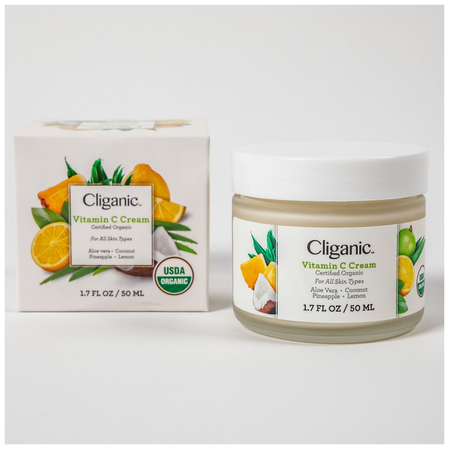 Cliganic&trade; Organic Vitamin C Cream