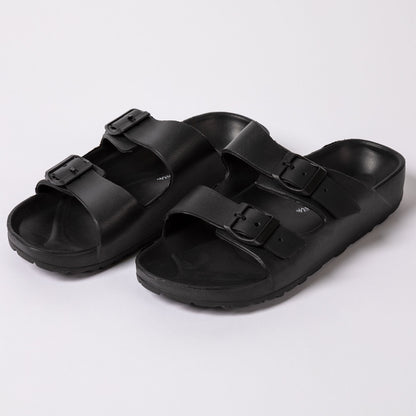 Women's Double Buckle Slide Sandals