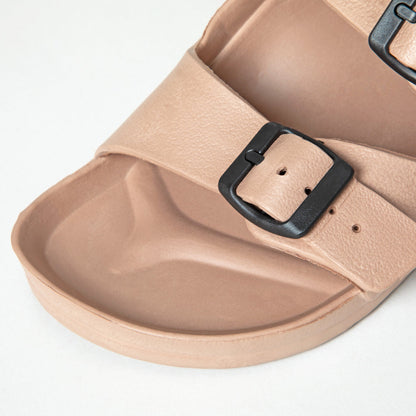 Women's Double Buckle Slide Sandals