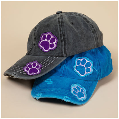 Paw Print Baseball Hat