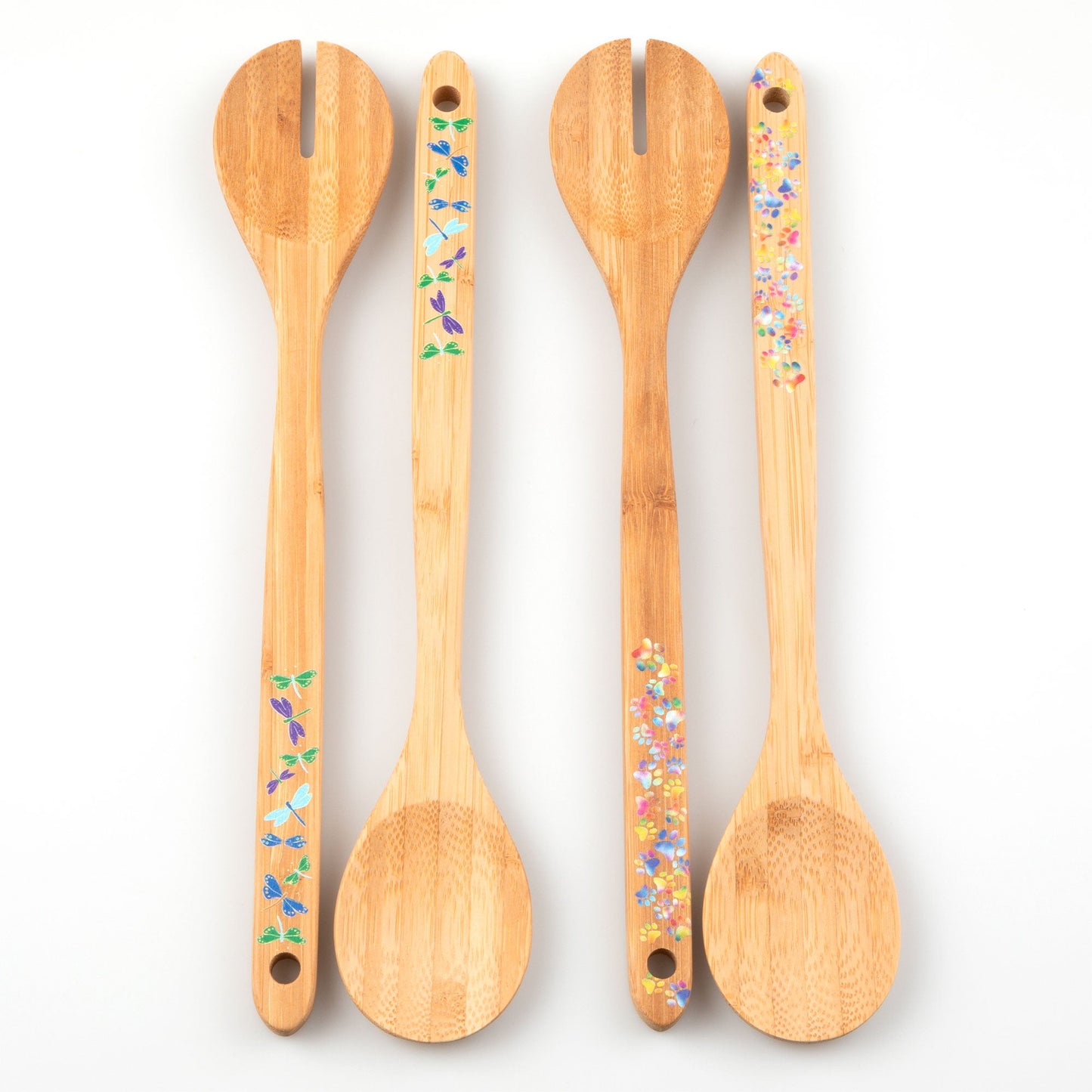 Bamboo Serving Spoon Set - Set of 2