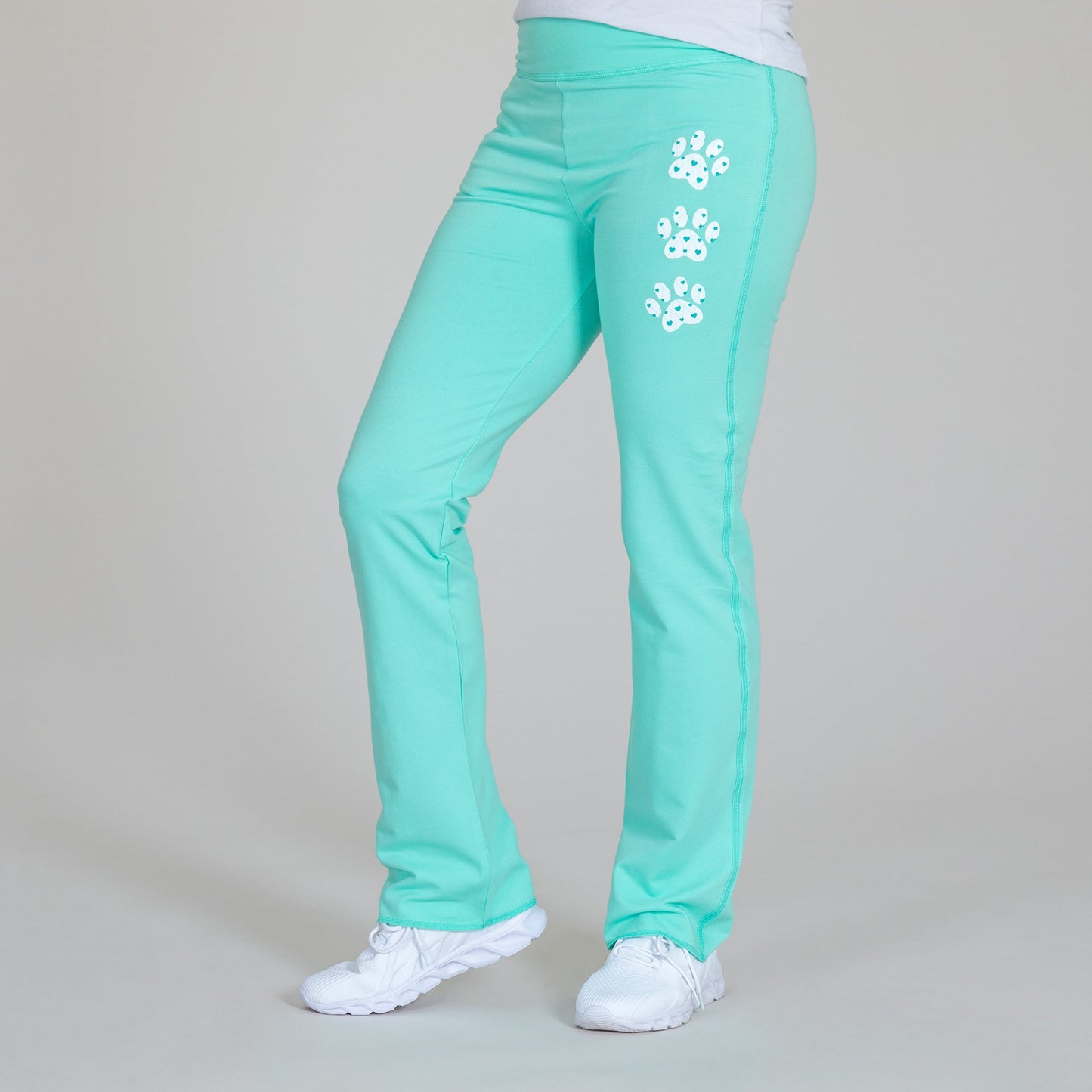 Pastel Paws Yoga Pants