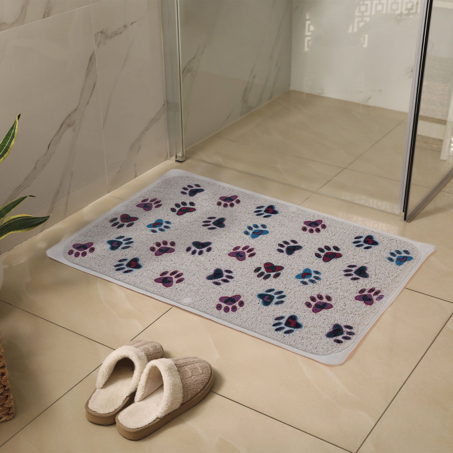 Paw Print Hydro Tub & Shower Mat