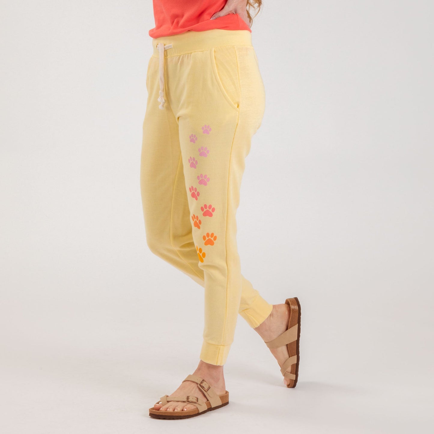 Pastel Paw Print Sweatpants