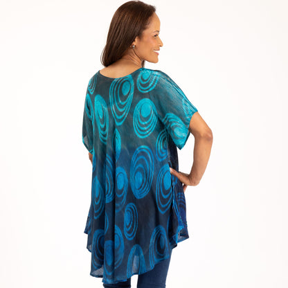 Starry Night Short Sleeve Tunic