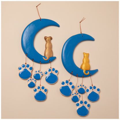 Pet Moonlight Ceramic Wind Chime