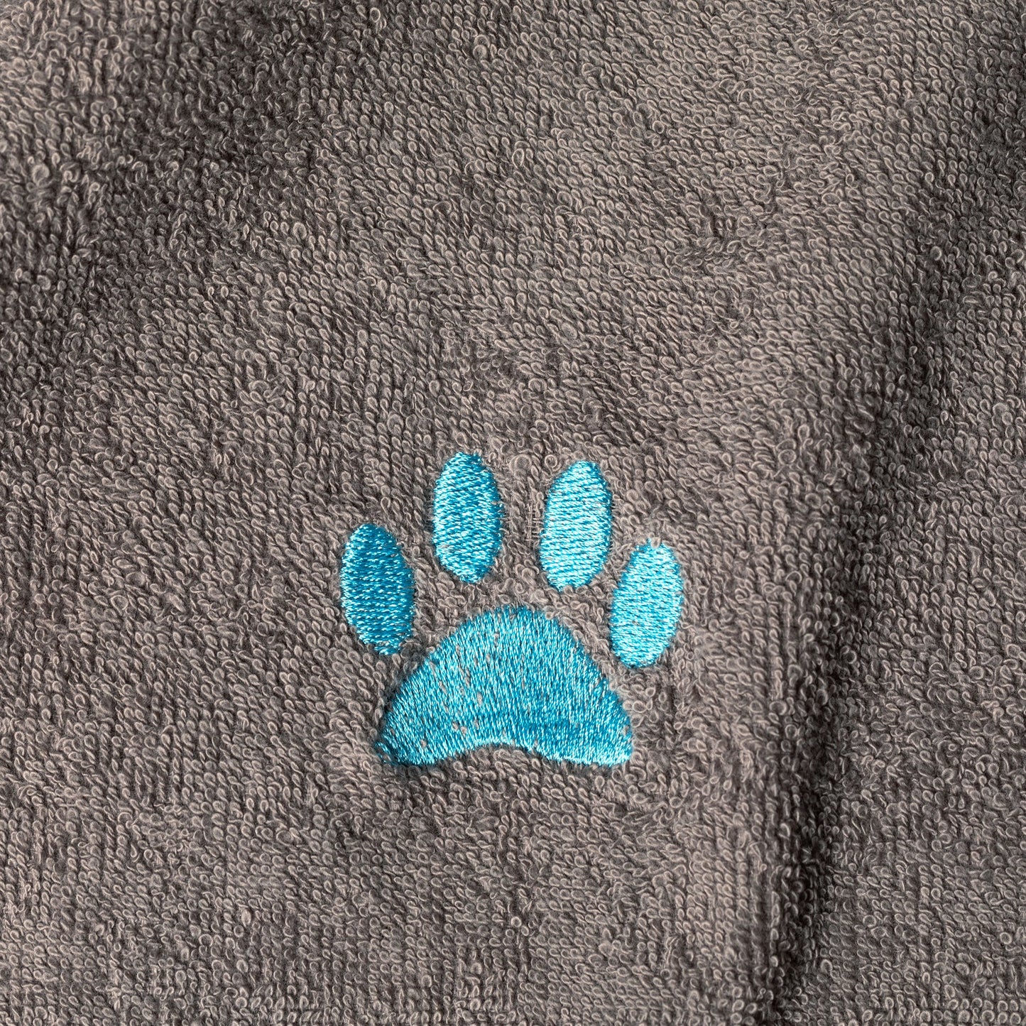 Embroidered Paw Wash Cloth - Set of 4