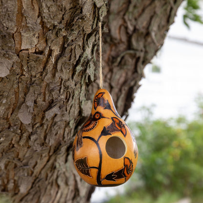 Hand Painted Gourd Birdhouse