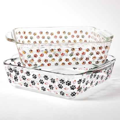 Paws to Bake Glass Baking Dish