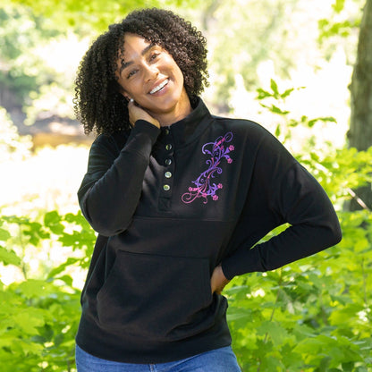 Animal Fun Snap Cadet Pullover