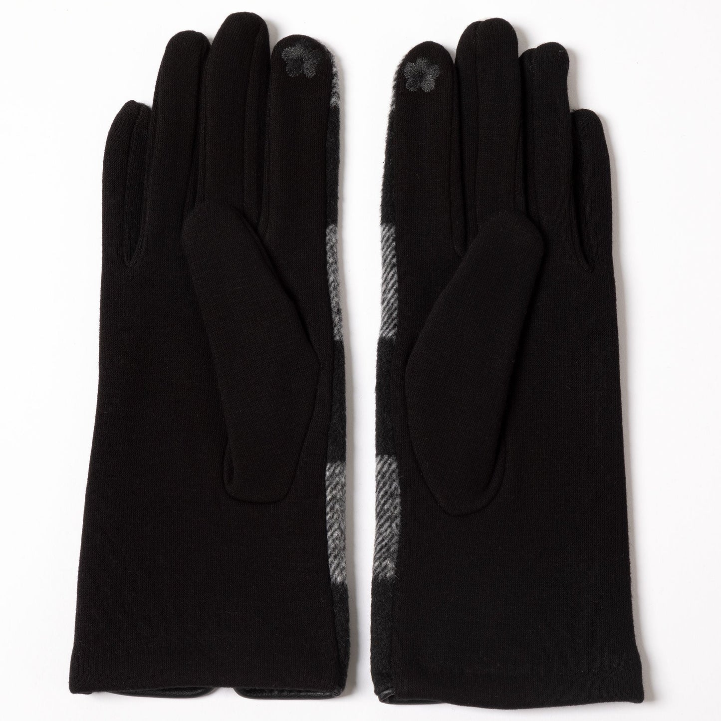 Buffalo Check Touch Screen Gloves